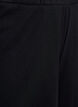 Lockere Nachtshorts aus geripptem Material mit Spitzensaum, Schwarz, Packshot image number 2