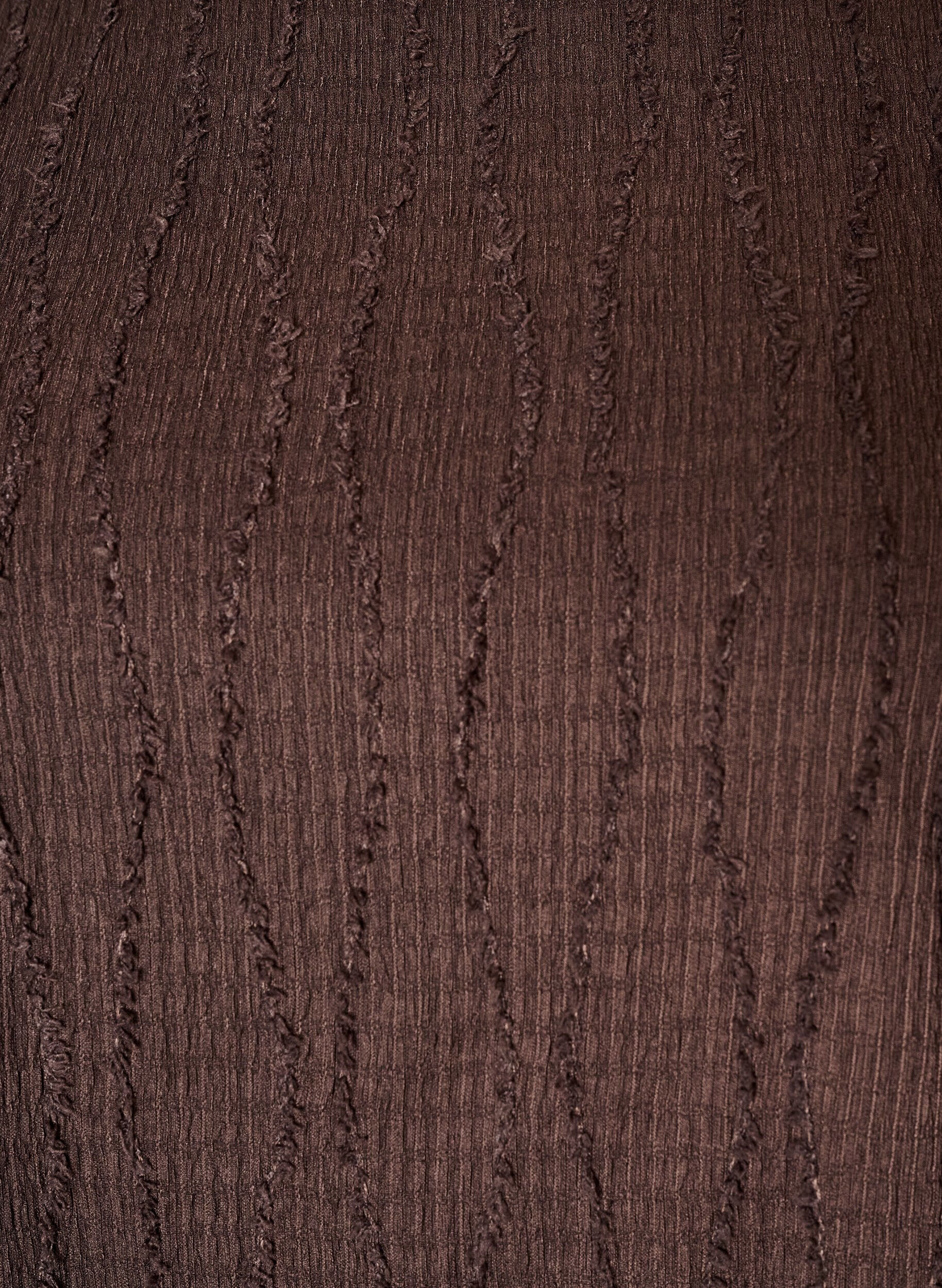 ZizziBlouse en jersey ondul&eacute;, Marron, Packshot image number 2