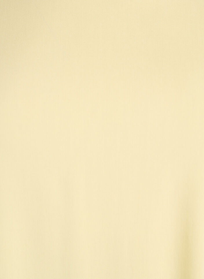 FLASH - Chemisier tiss&eacute; &agrave; manches courtes et col rond, Jaune clair, Packshot image number 2