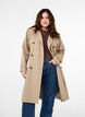 Trench coat long classique avec ceinture, Chinchilla, Model image number 0