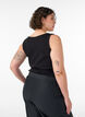 Haut ajust&eacute; avec motif, Noir, Model image number 2