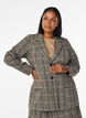 Blazer classique &agrave; carreaux, Gris, Model image number 0