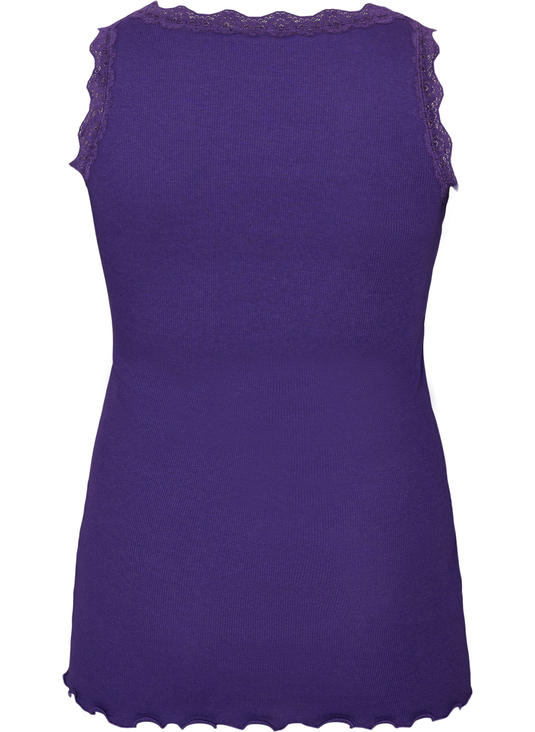 ZizziHaut &agrave; dentelle, Violet, Packshot image number 1