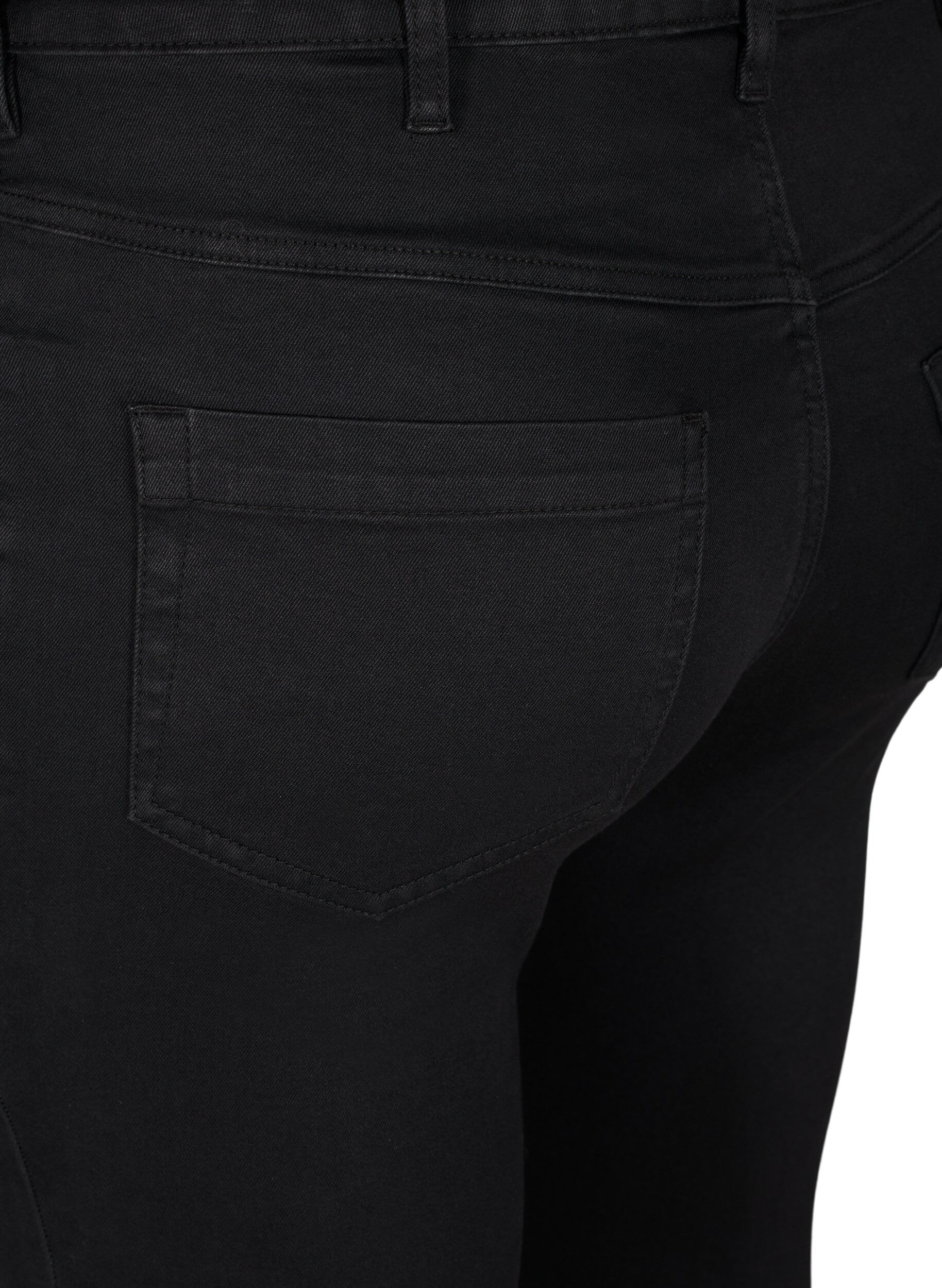 ZizziJean Amy super slim &agrave; taille haute, Black, Packshot image number 3
