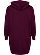 Sweat &agrave; capuche long avec zip et poches, Violet, Packshot image number 1