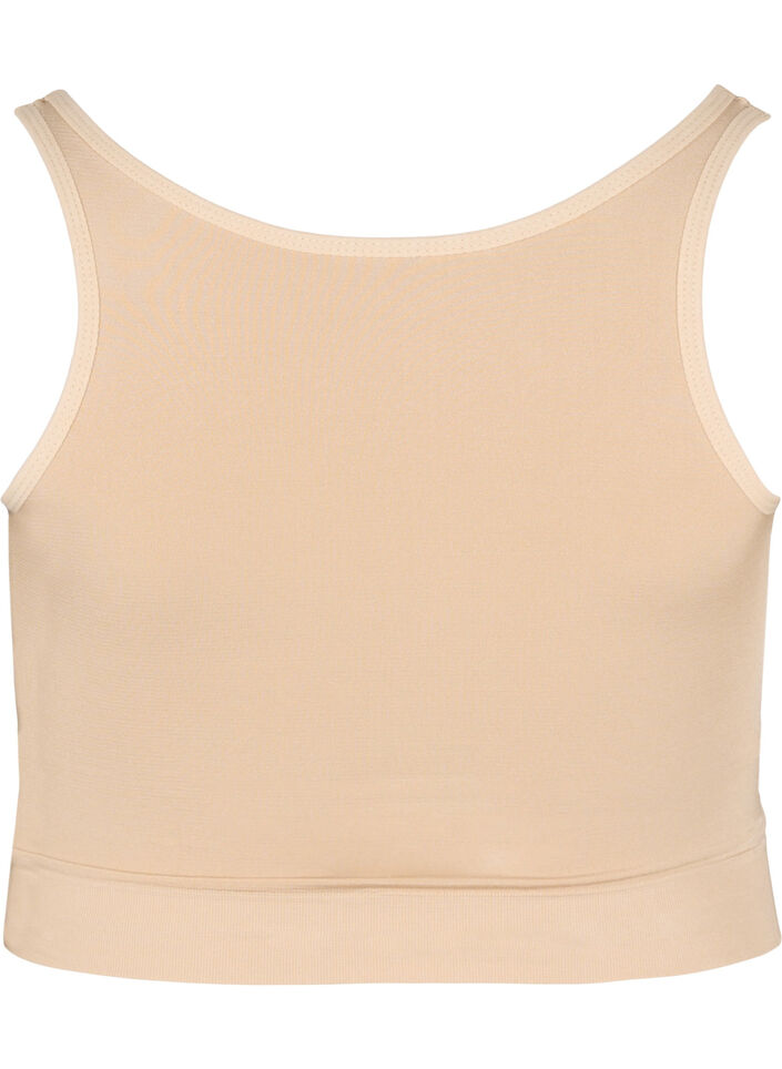 Leicht wattierter BH mit Schnüren Details, Nude, Packshot image number 1