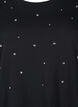 T-shirt en coton avec strass, Black, Packshot image number 2