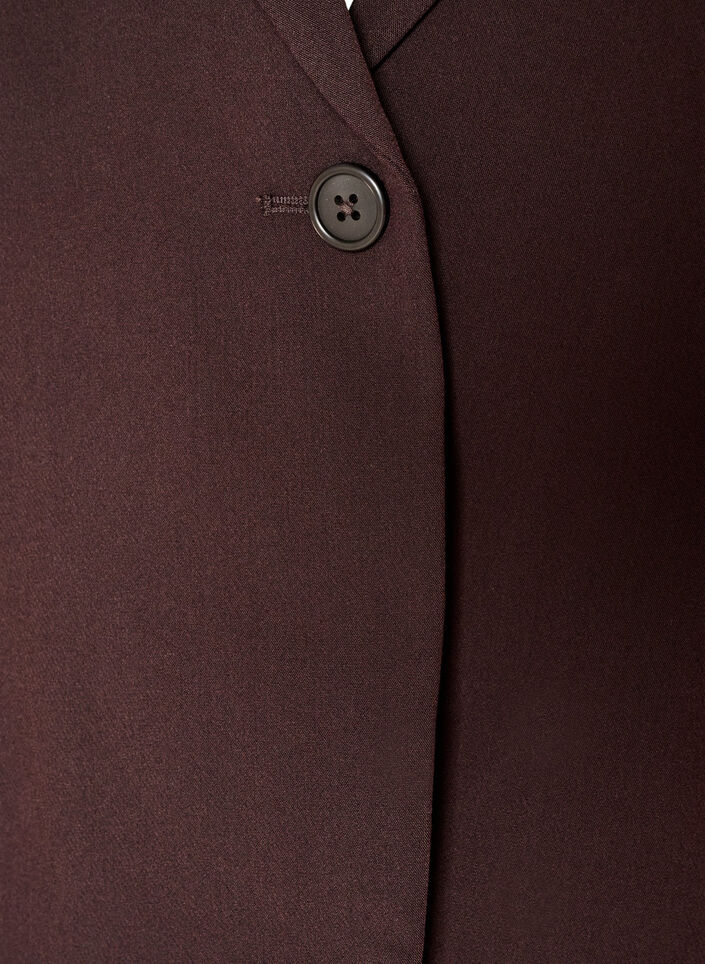 Blazer classique &agrave; fermeture &agrave; un bouton, Marron, Packshot image number 2