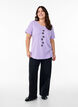 FLASH – T-shirt avec motif, Violet, Model image number 1