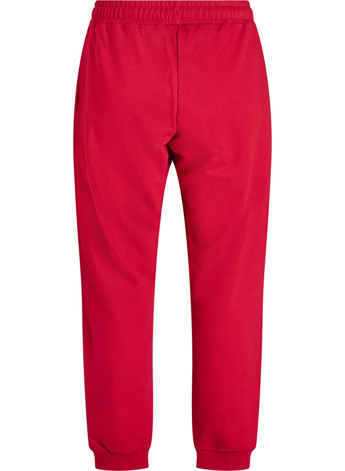 Joggers taille haute, Rouge, Packshot image number 1