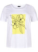 Baumwoll-T-Shirt mit Motiv, B. White w. Sulphur, Packshot image number 0