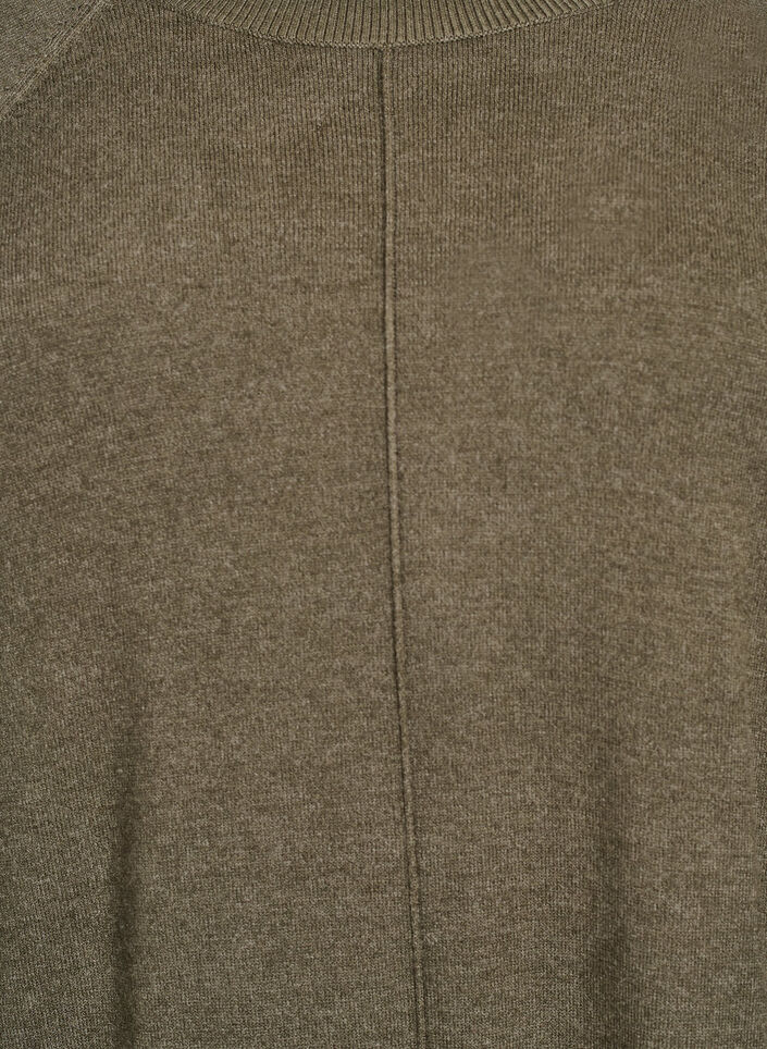 Strickkleid mit Raglan&auml;rmeln und Mittelnaht, Gr&uuml;n, Packshot image number 2