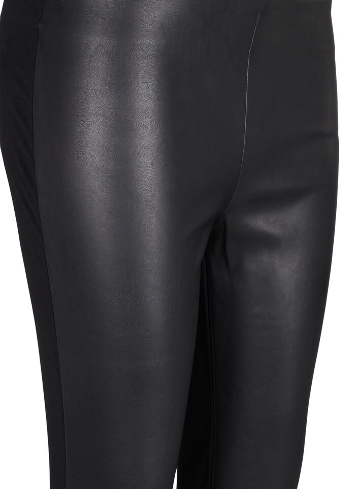 Leggings en simili-cuir, Black, Packshot image number 2