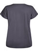 Einfarbiges Trainings-T-Shirt, Grau, Packshot image number 1