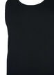 Einfarbiges basic Top aus Baumwolle, Schwarz, Packshot image number 2