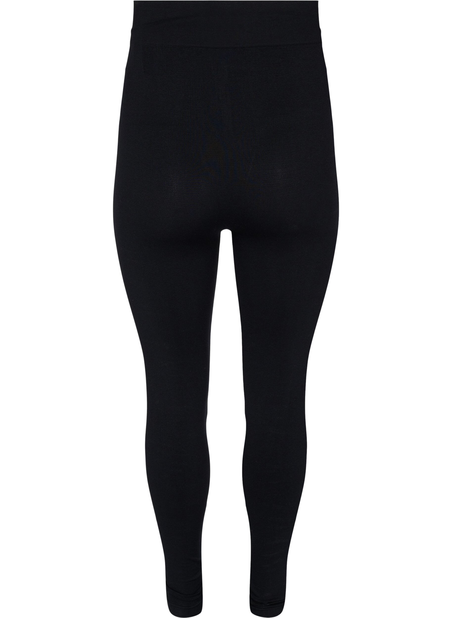 Zizzi Seamless Umstands-Leggings, Black, Packshot image number 1