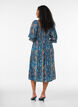 Sommerkleid aus Viskose mit Paisleymuster, Blau, Model image number 1