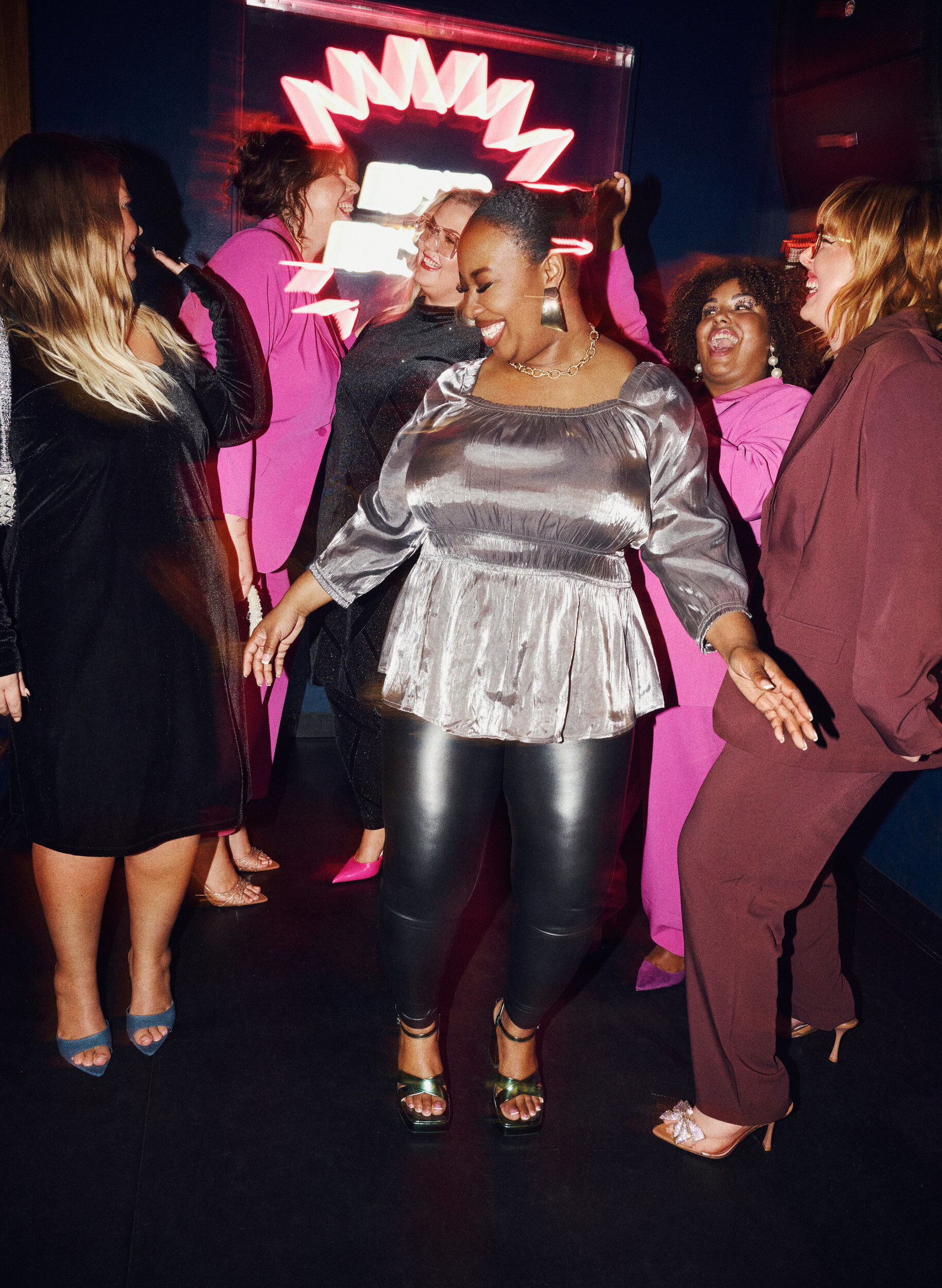 Zizzi Beschichtete Leggings mit geb&uuml;rsteter Innenseite, Schwarz, Image image number 0