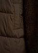 Doudoune mi-longue avec polaire teddy, Marron, Packshot image number 3