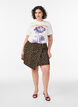T-shirt aus Baumwolle mit Print, Wei&szlig;, Model image number 1