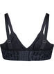 Soutien-gorge intégral avec texte imprimé, Black, Packshot image number 1