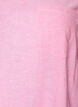 Linen and viscose tunic with A-shape, Pink, Packshot image number 2