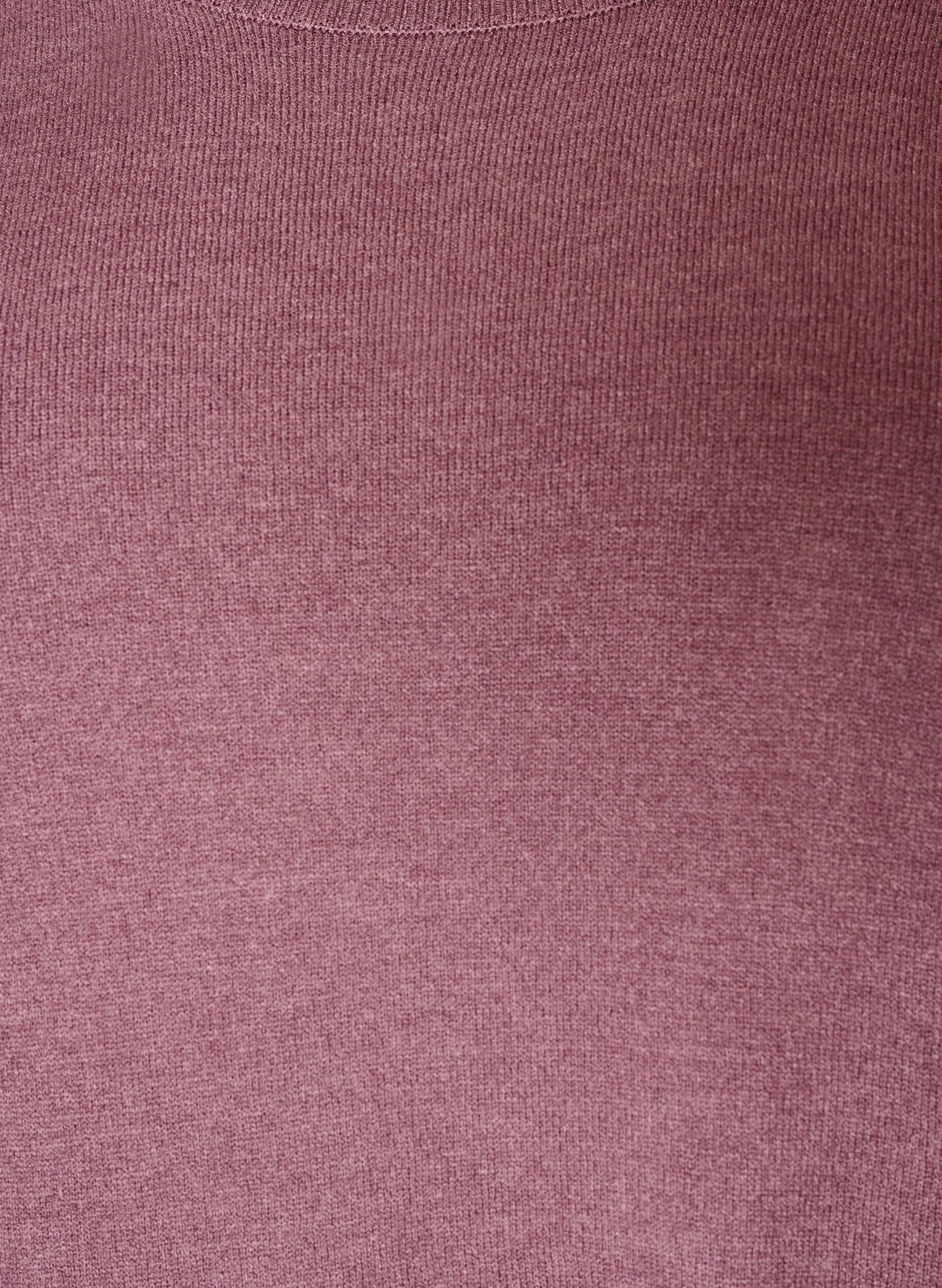 ZizziBlouse en maille avec un col rond, Rose, Packshot image number 2