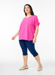 Bluse mit kurzen &Auml;rmeln und Rundhalsausschnitt, Rot, Model image number 1