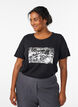 FLASH - T-Shirt mit Print, Schwarz, Model image number 0