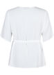 Blouse en viscose cache-c&oelig;ur, Bright White, Packshot image number 1