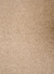 Blouse en maille chin&eacute;e avec col rond, Beige, Packshot image number 2