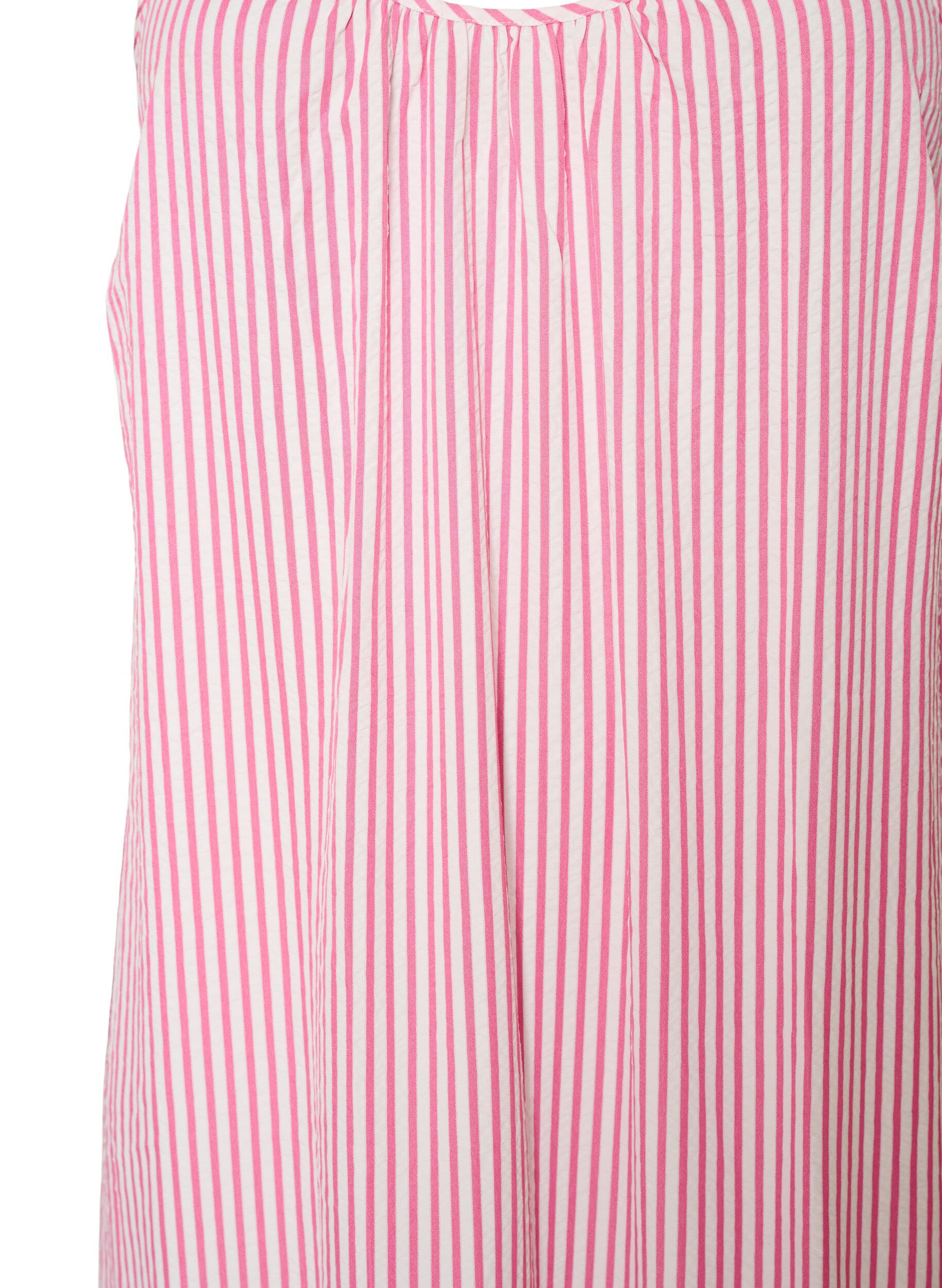 ZizziRobe d'&eacute;t&eacute; &agrave; rayures et &agrave; forme en A, Rose, Packshot image number 2
