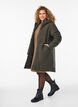 Veste d'hiver avec taille ajustable, Vert, Model image number 1