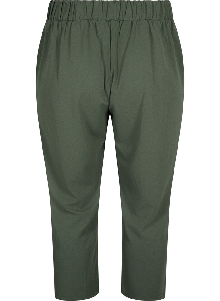 7/8-Hose mit lockerer Passform, Gr&uuml;n, Packshot image number 1