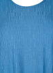 Robe avec texture et manches 3/4, Bleu, Packshot image number 2
