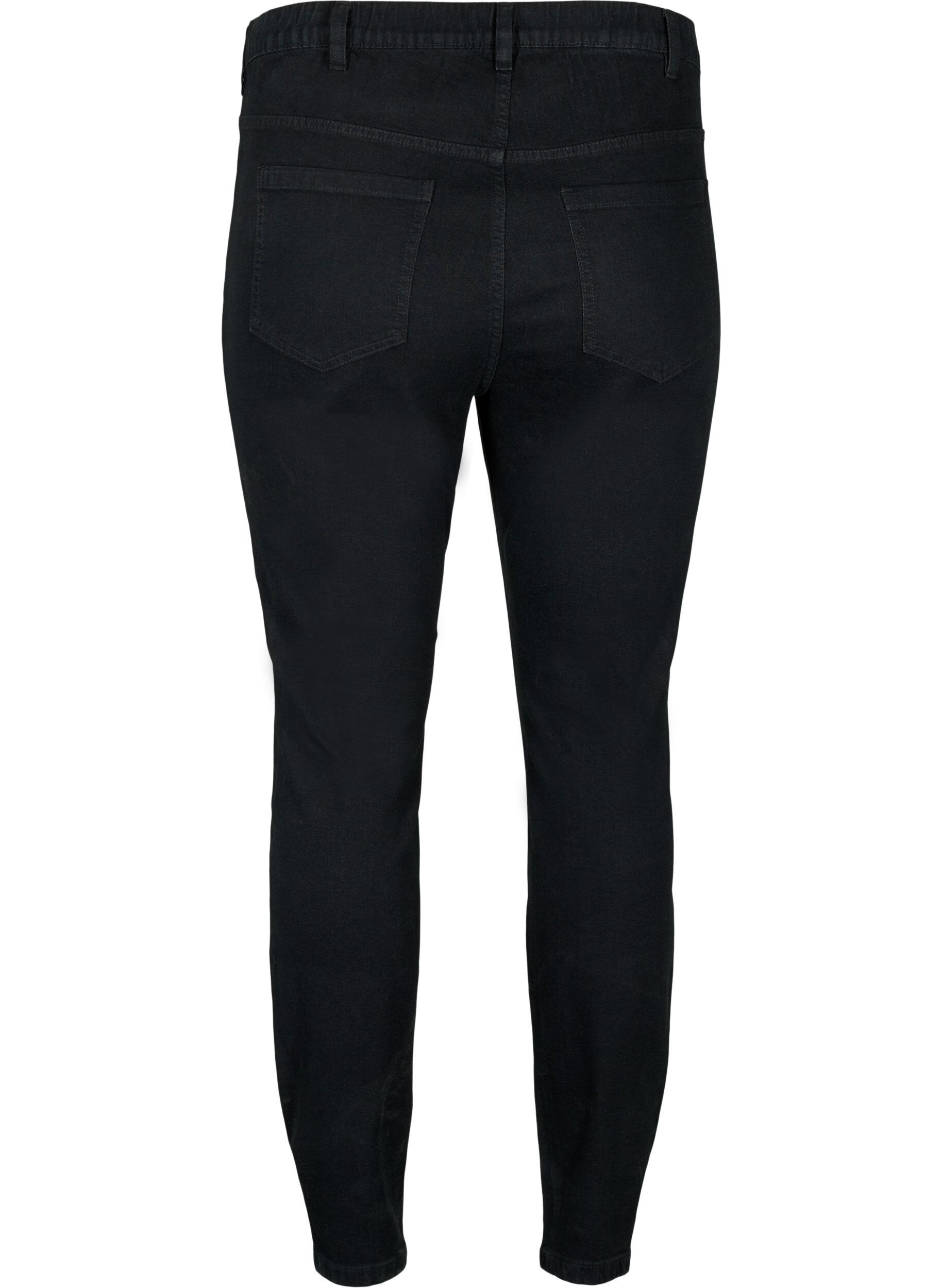 Zizzi Jeggings mit R&uuml;ckentaschen, Black, Packshot image number 1