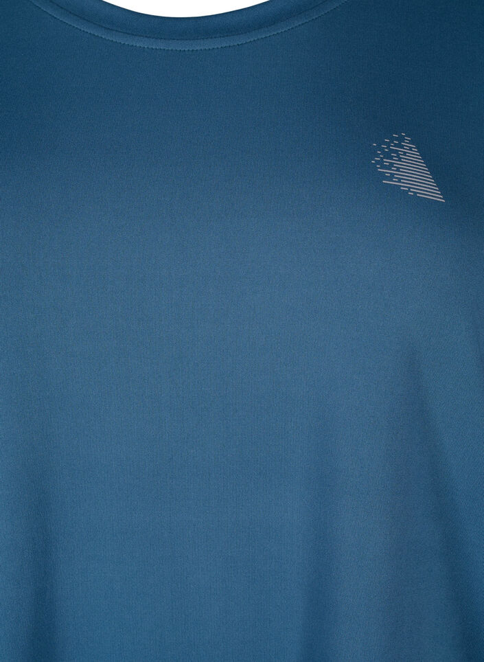 Trainingsshirt mit 3/4-Ärmeln, Petrol, Packshot image number 2