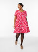 Kurzes A-Linien-Kleid mit floralem Print, Rot, Model image number 1