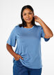 T-Shirt mit TENCEL™ Lyocell und Streifen, Blau, Model image number 0