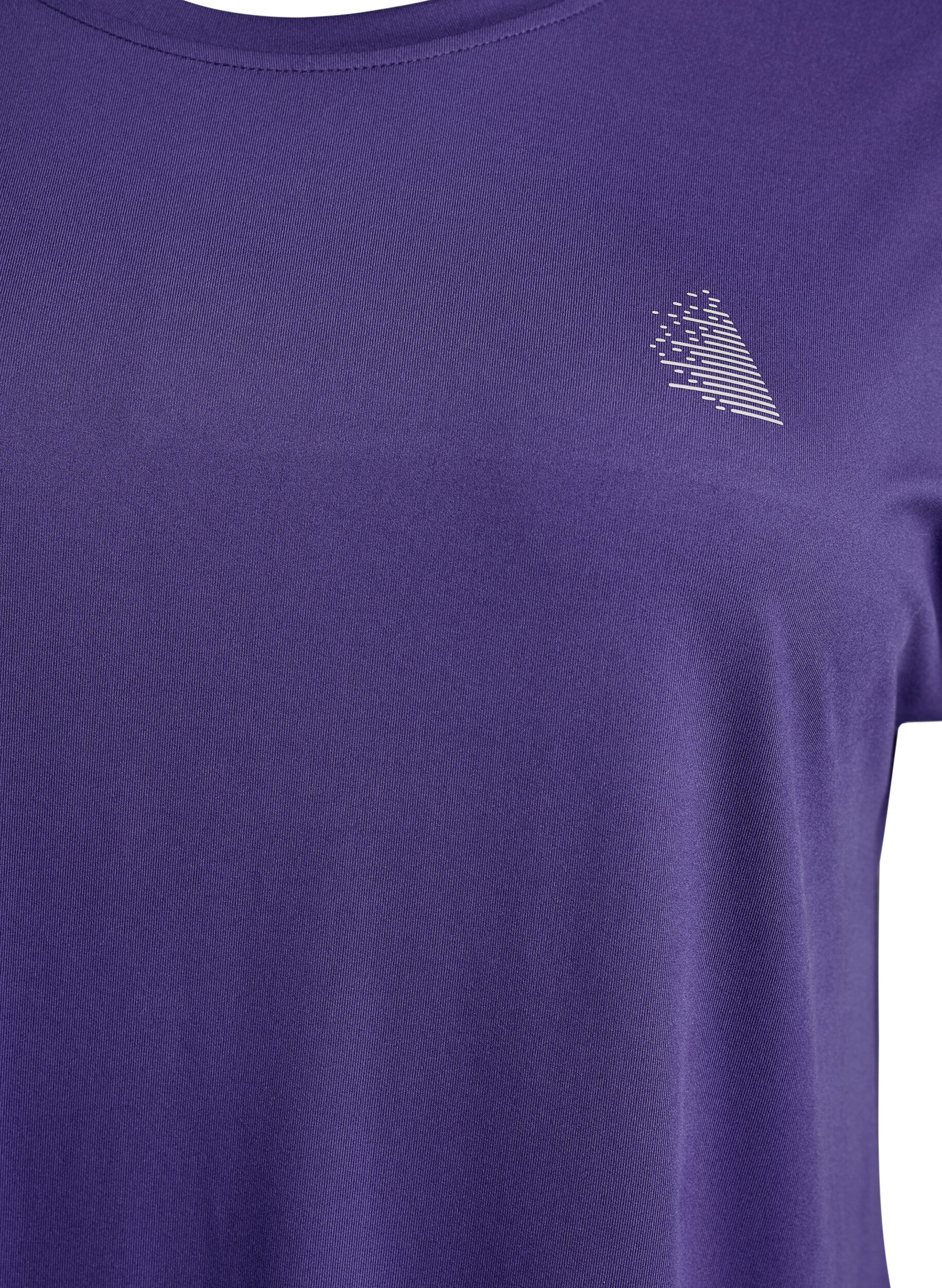 ZizziT-shirt long d'entra&icirc;nement, Violet, Packshot image number 2