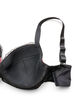 Gepolsterter B&uuml;gel-BH mit gebl&uuml;mter Stickerei, Schwarz, Packshot image number 3
