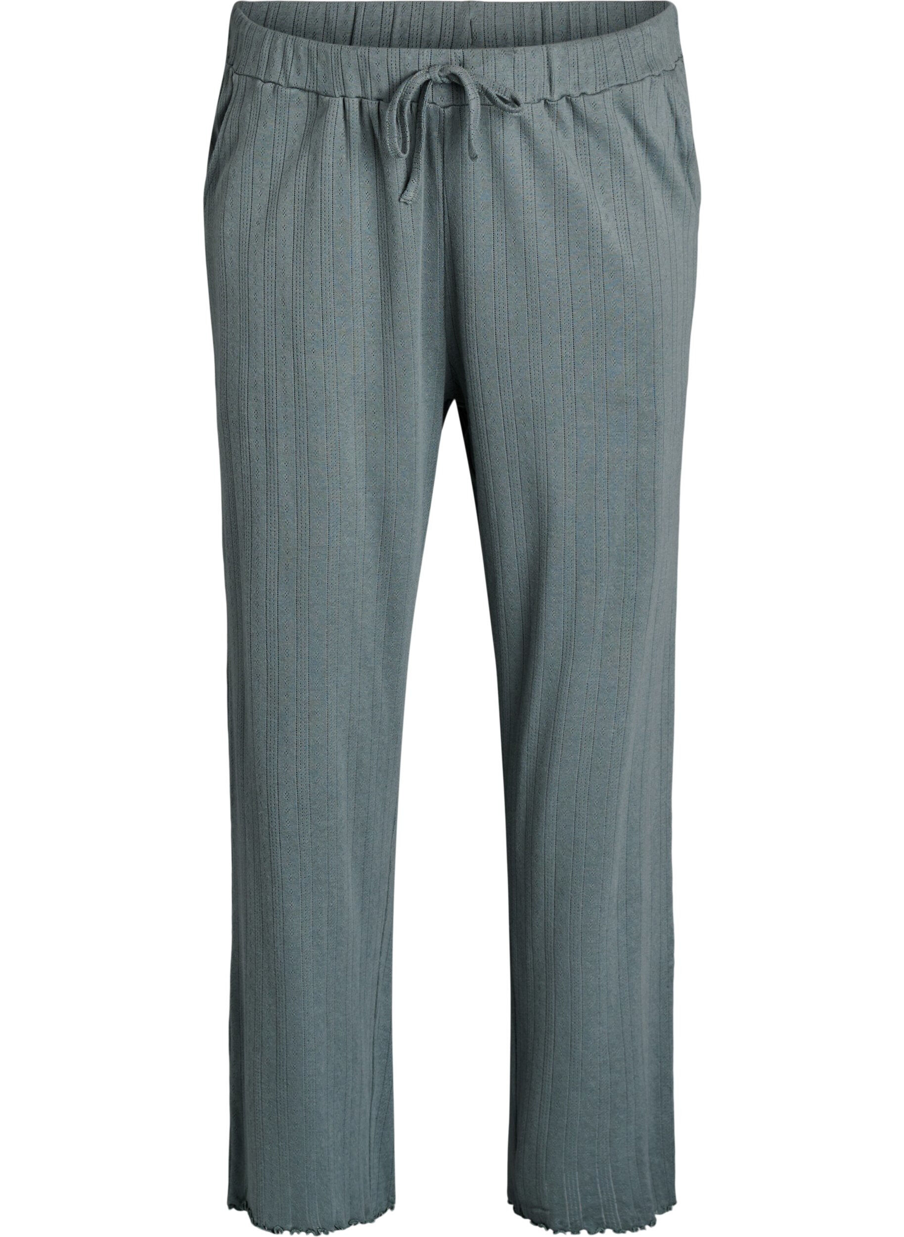 Zizzi Nachthose aus Baumwolle, Gr&uuml;n, Packshot image number 0