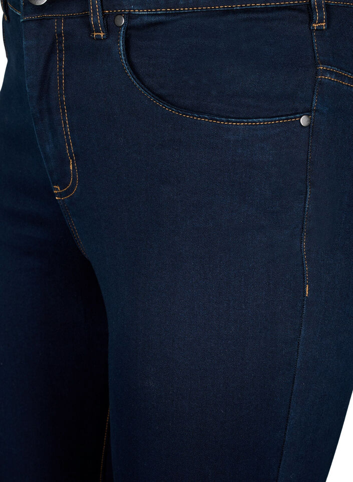 Jean Amy super slim &agrave; taille haute, Unwashed, Packshot image number 2