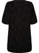 Robe courte avec imprim&eacute; roses et boutons, Noir, Packshot image number 1
