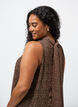 Robe midi en mousseline &agrave; imprim&eacute; l&eacute;opard avec ceinture &agrave; nouer, Marron, Model image number 3