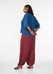Ballonhose mit Struktur und elastischem Bund, Rot, Model image number 1