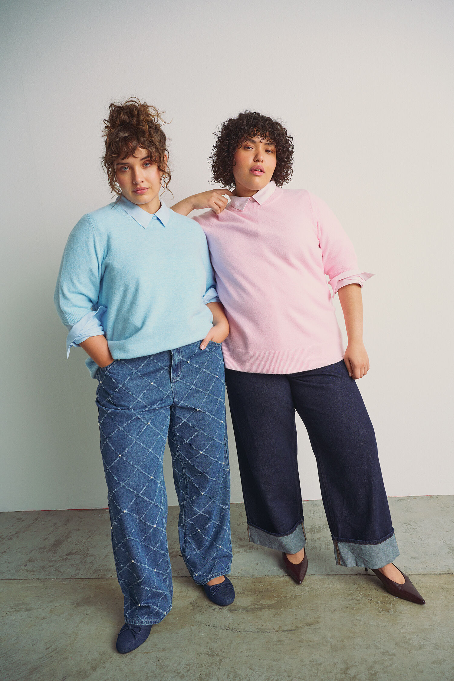 Look color&eacute; avec des superpositions, , Model