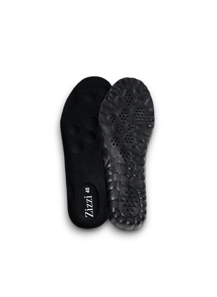 Sto&szlig;d&auml;mpfende Einlegesohle, Schwarz, Packshot image number 1
