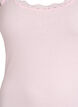 Haut avec bordure en dentelle, Rose, Packshot image number 2