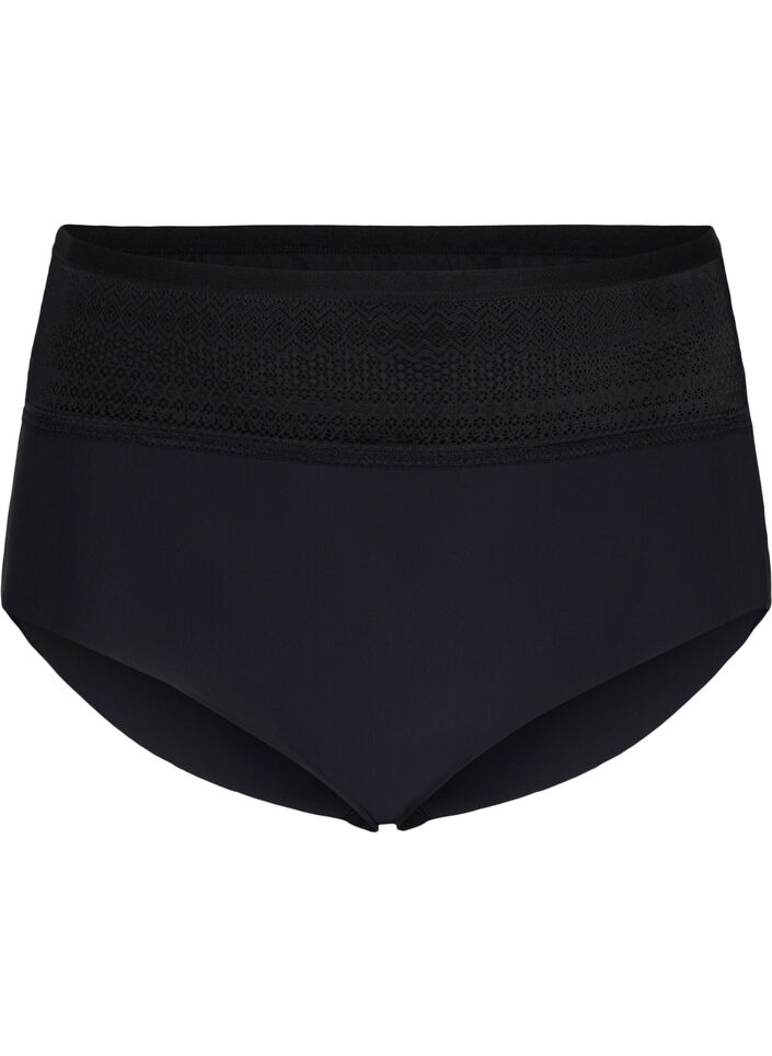 Slip mit extra hoher Taille, Black, Packshot image number 0